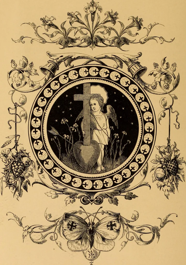 An illustration from Quarles' Emblems, 1800, leaf 277