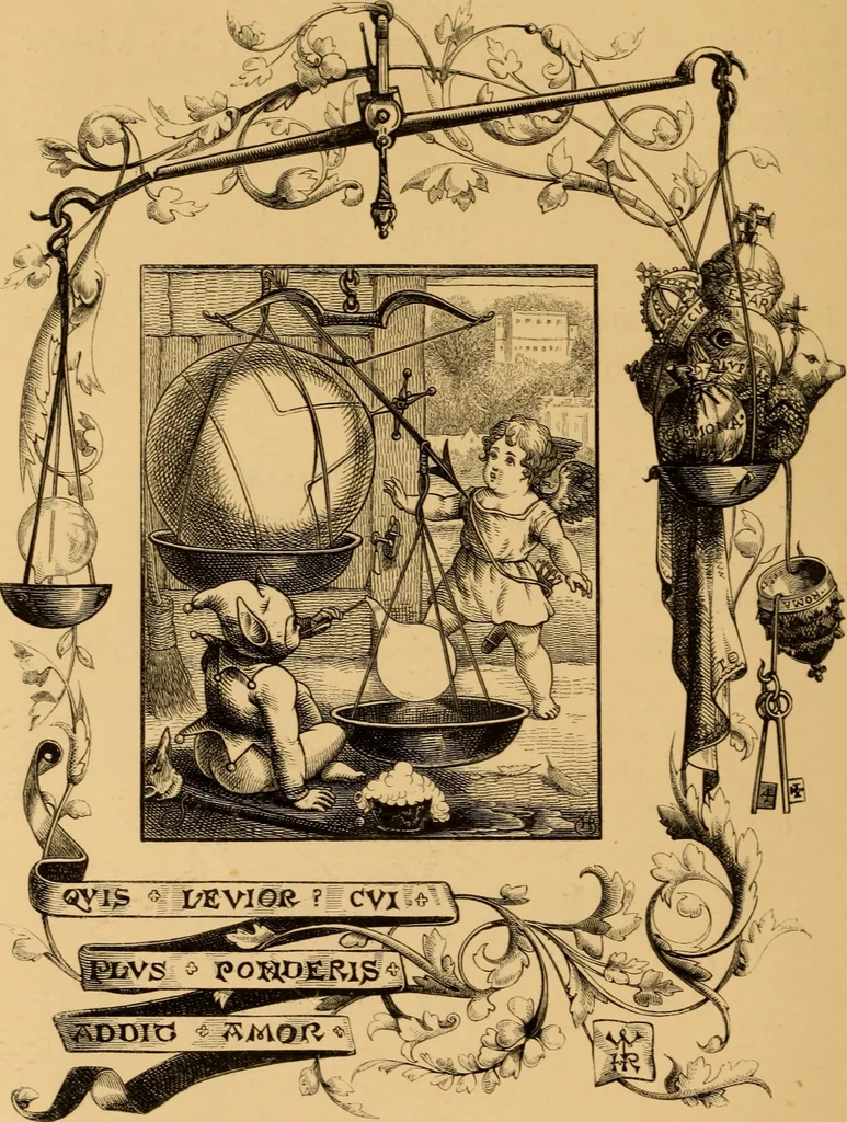 An illustration from Quarles' Emblems, 1800, leaf 29