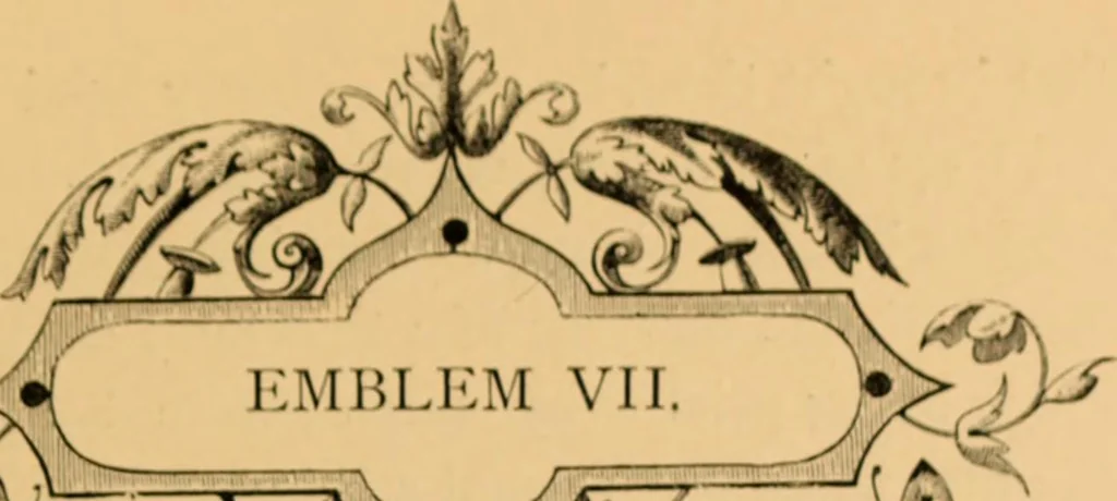 An illustration from Quarles' Emblems, 1800, leaf 294