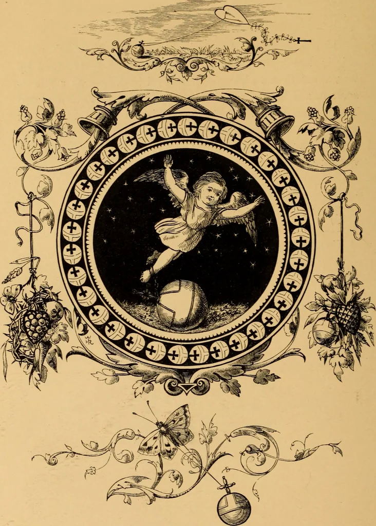 An illustration from Quarles' Emblems, 1800, leaf 301