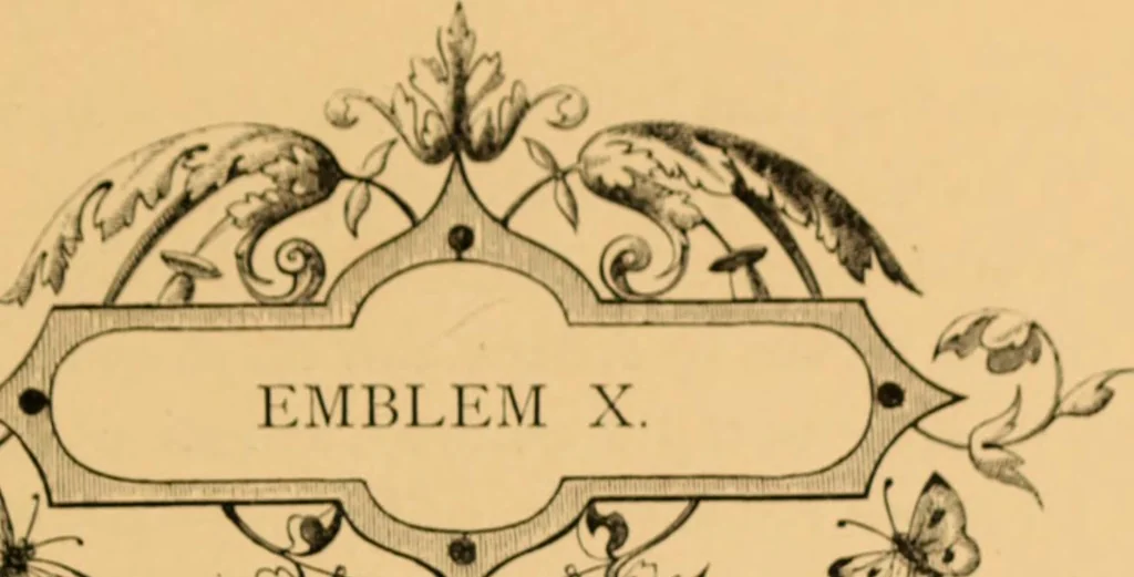 An illustration from Quarles' Emblems, 1800, leaf 306