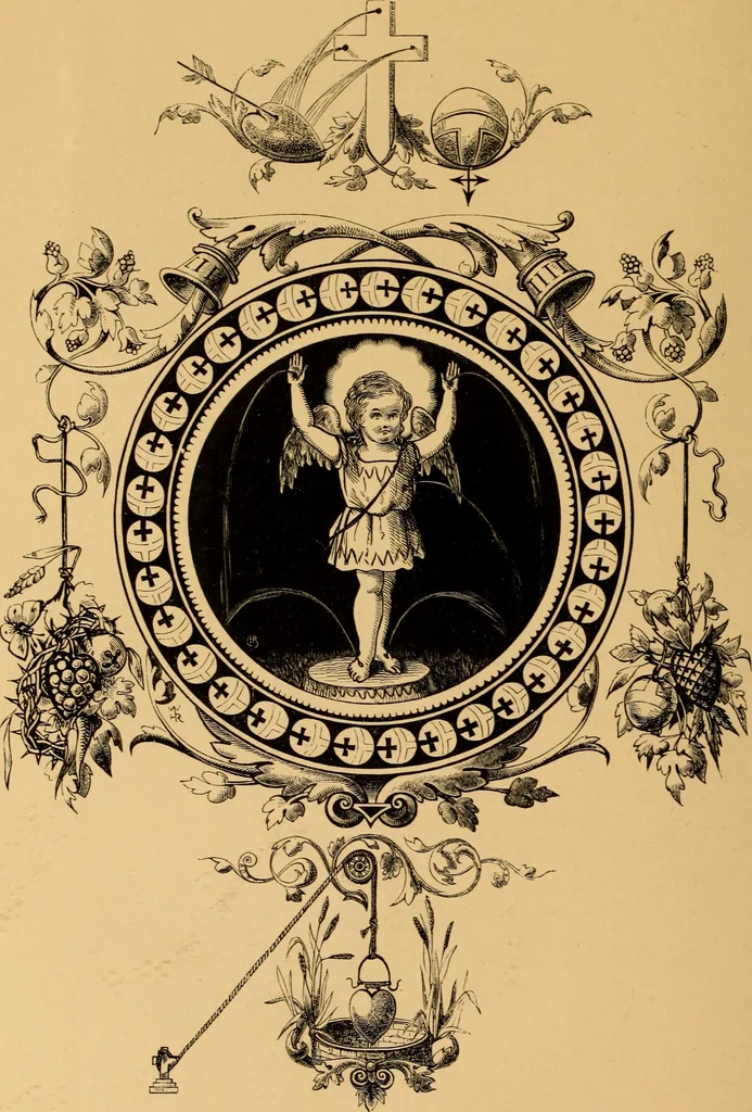 An illustration from Quarles' Emblems, 1800, leaf 309