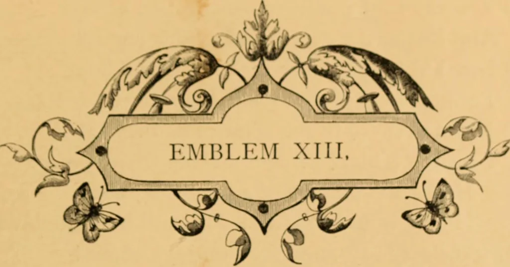 An illustration from Quarles' Emblems, 1800, leaf 318