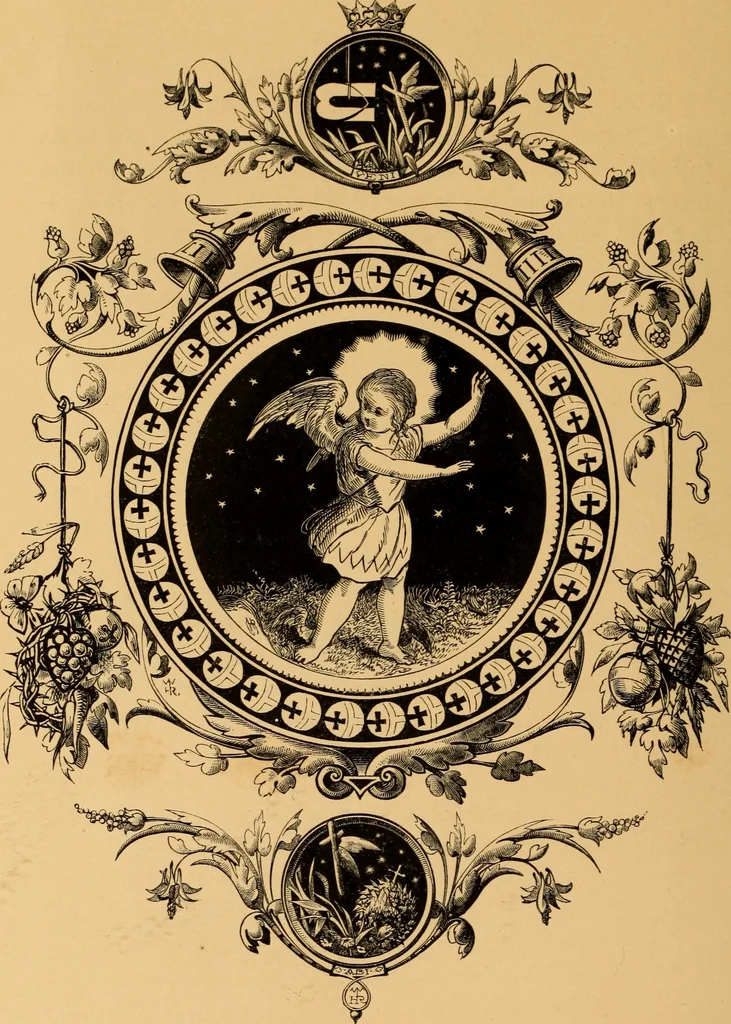 An illustration from Quarles' Emblems, 1800, leaf 325