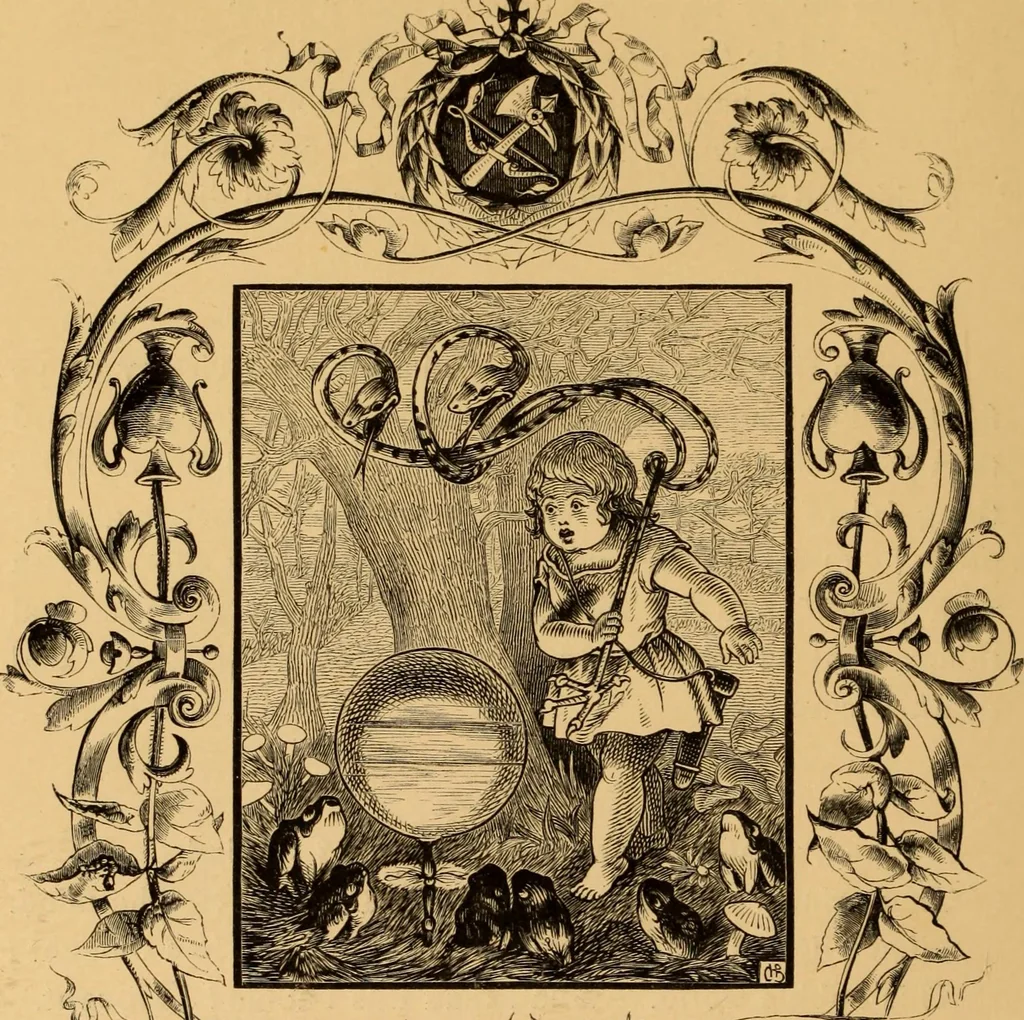 An illustration from Quarles' Emblems, 1800, leaf 33
