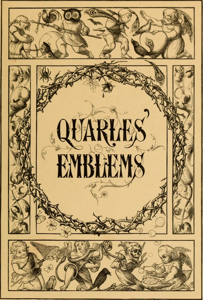 An illustration from Quarles' Emblems, 1800, leaf 4