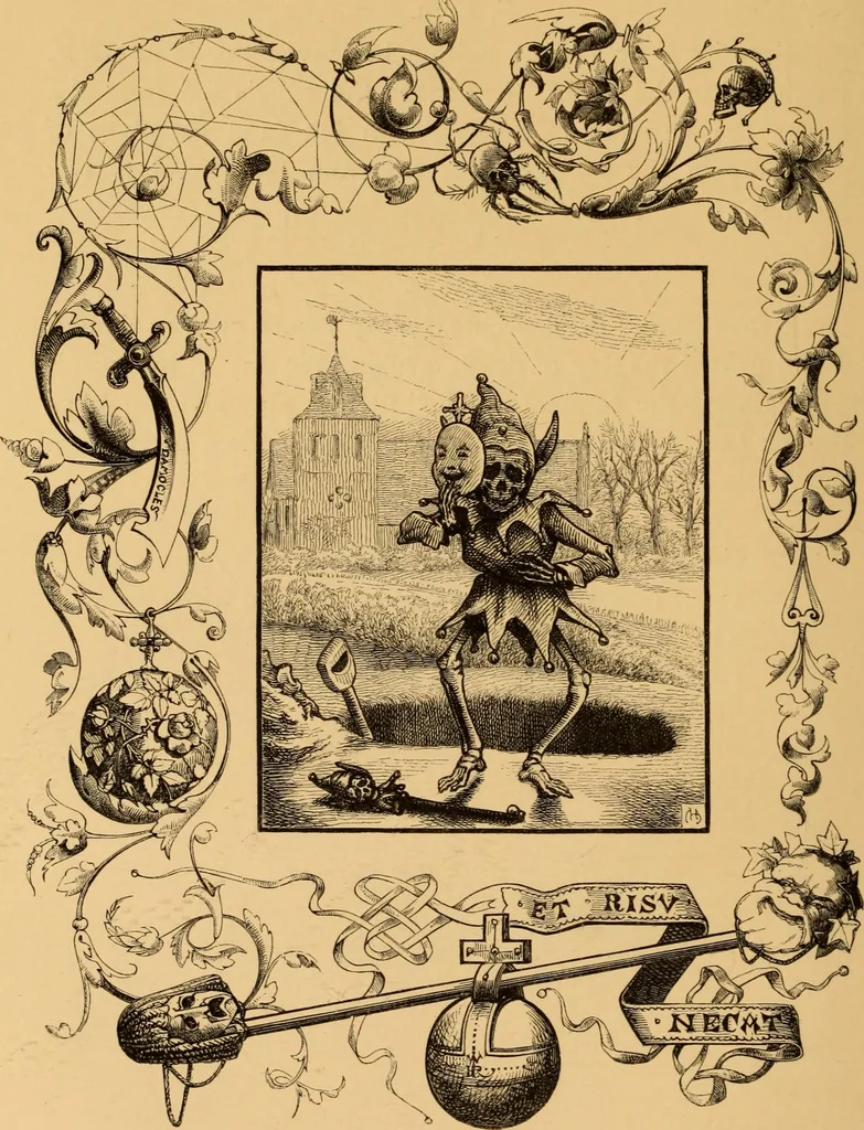 An illustration from Quarles' Emblems, 1800, leaf 45