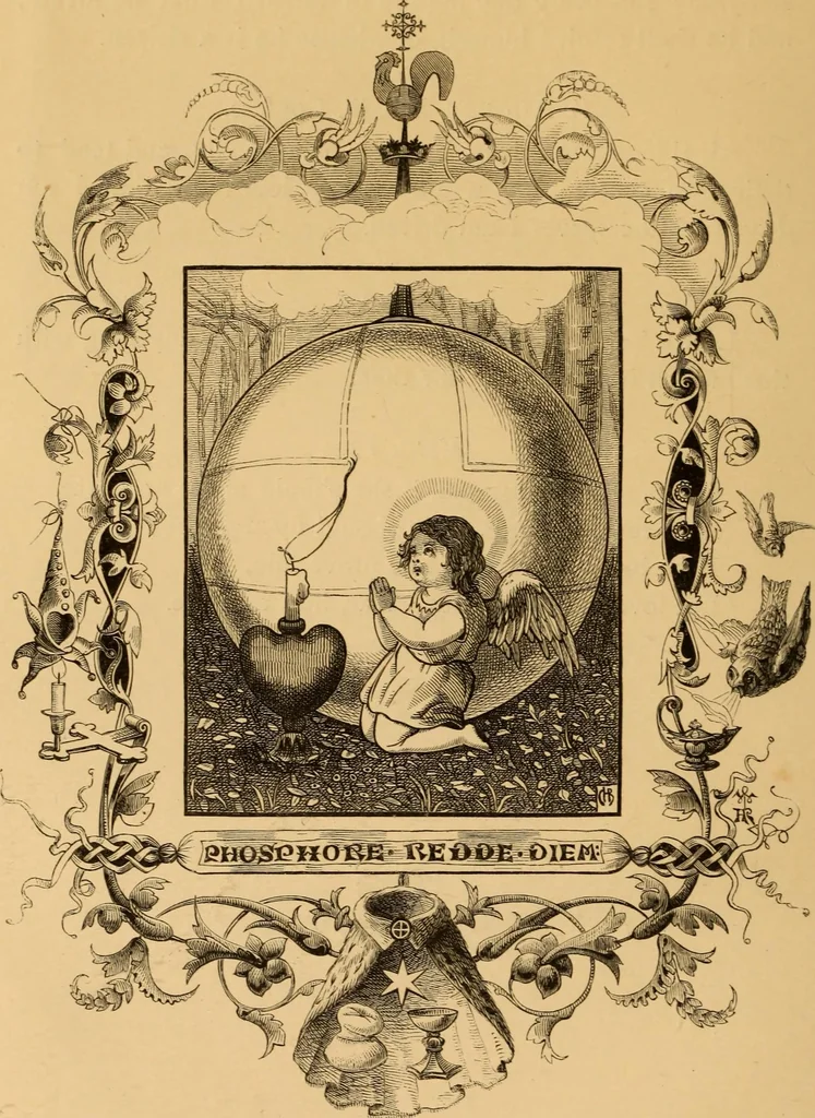 An illustration from Quarles' Emblems, 1800, leaf 69