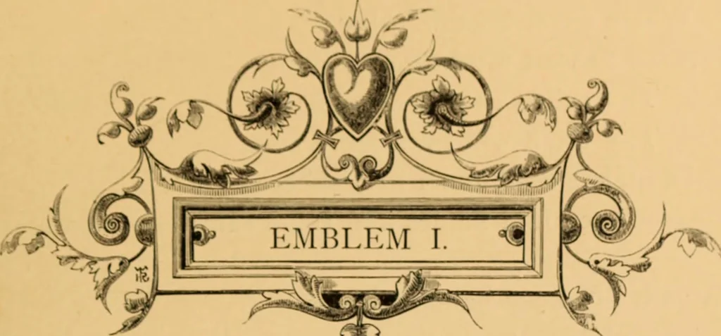 An illustration from Quarles' Emblems, 1800, leaf 78