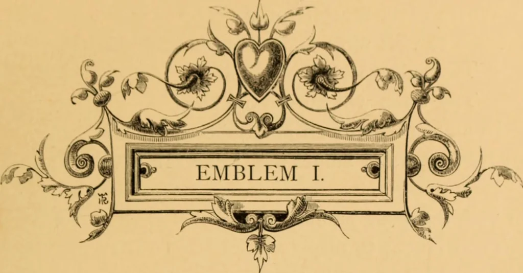 An illustration from Quarles' Emblems, 1800, leaf 80