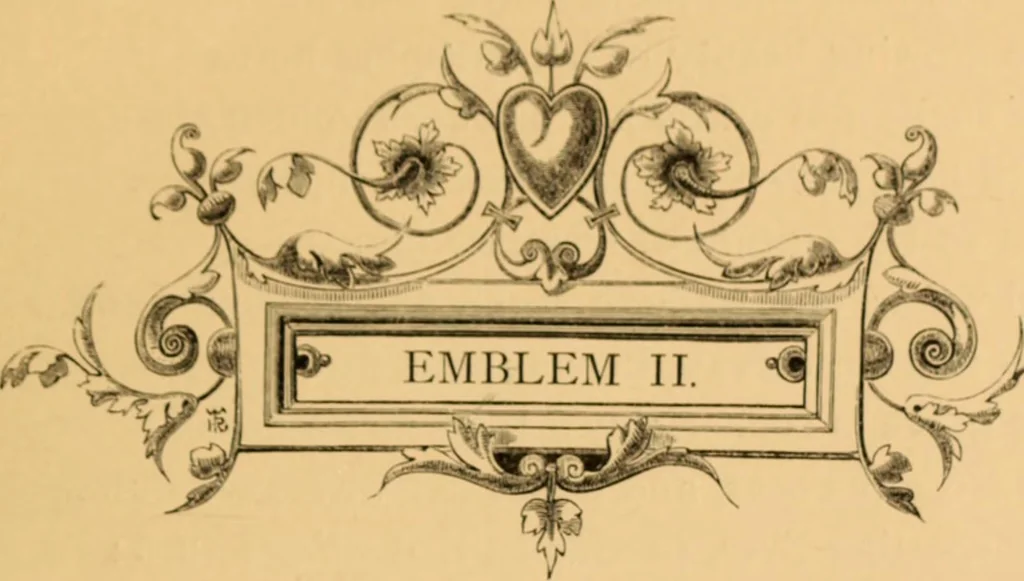 An illustration from Quarles' Emblems, 1800, leaf 84