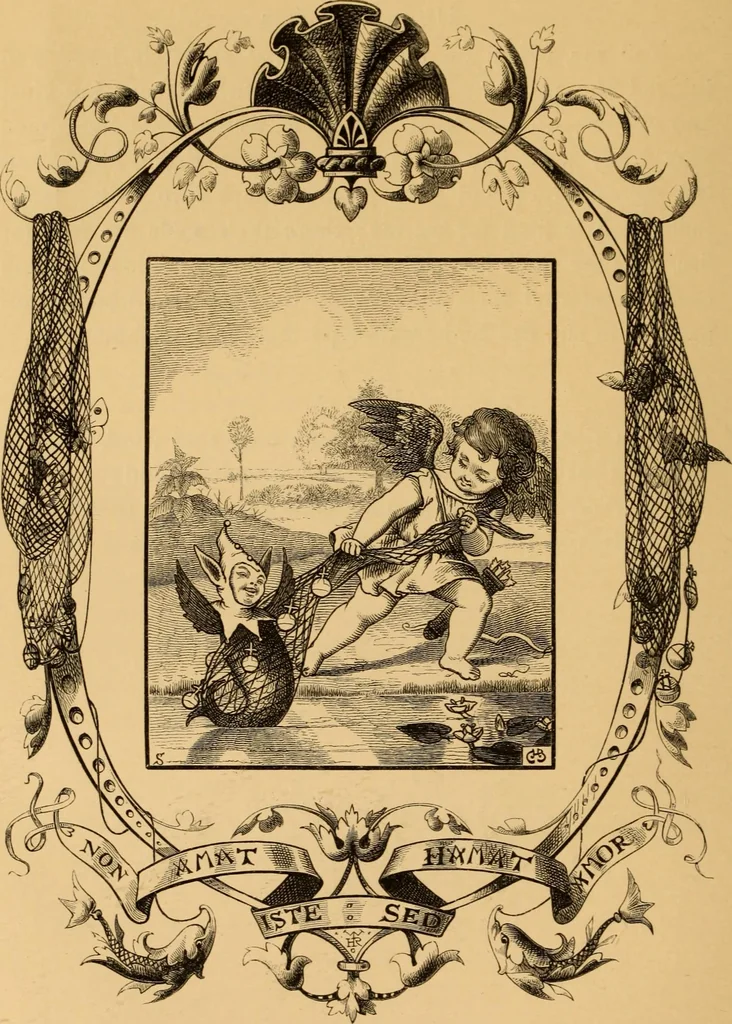 An illustration from Quarles' Emblems, 1800, leaf 87