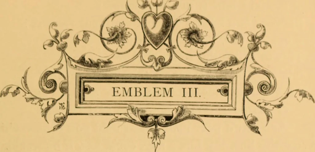 An illustration from Quarles' Emblems, 1800, leaf 88