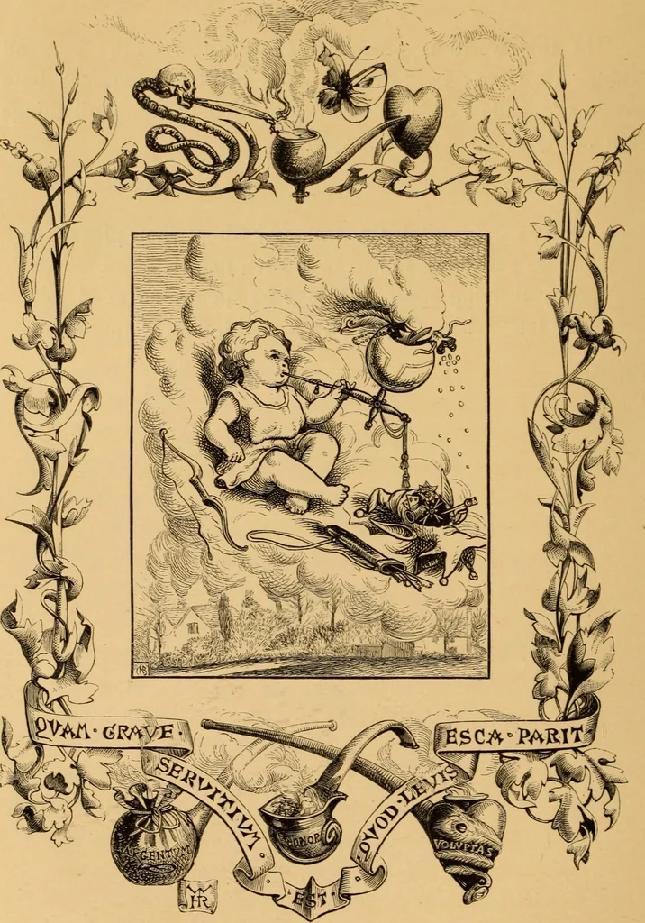 An illustration from Quarles' Emblems, 1800, leaf 91