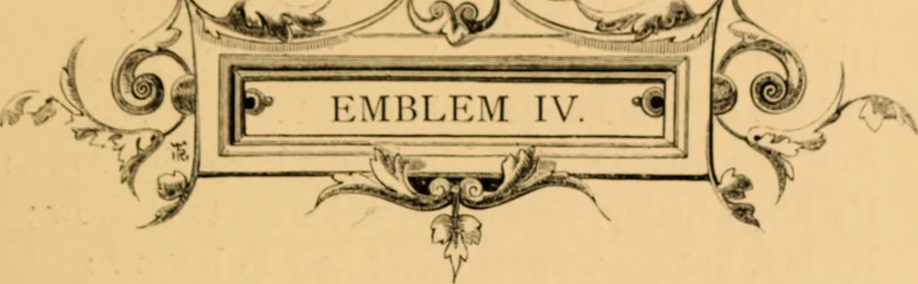 An illustration from Quarles' Emblems, 1800, leaf 92