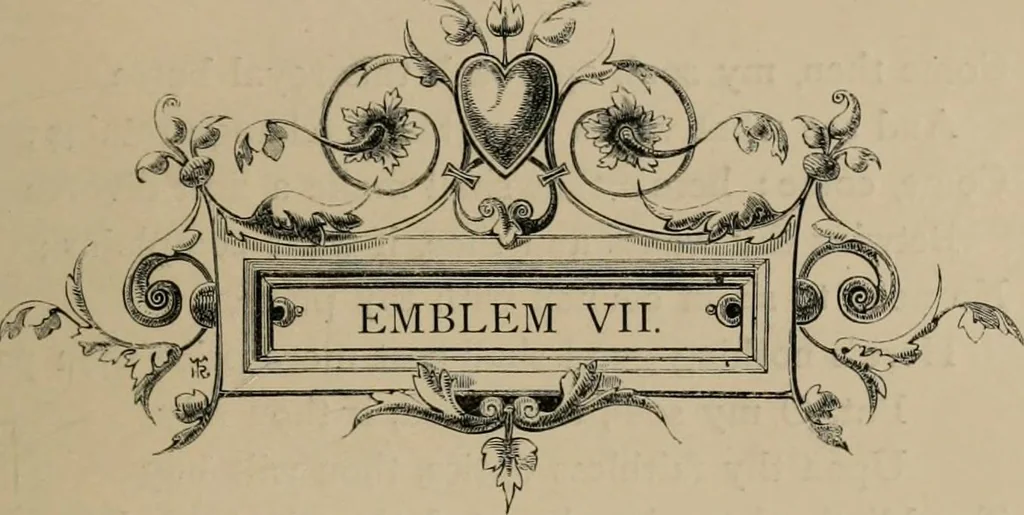 An illustration from Quarles' emblems, 1861, leaf 106