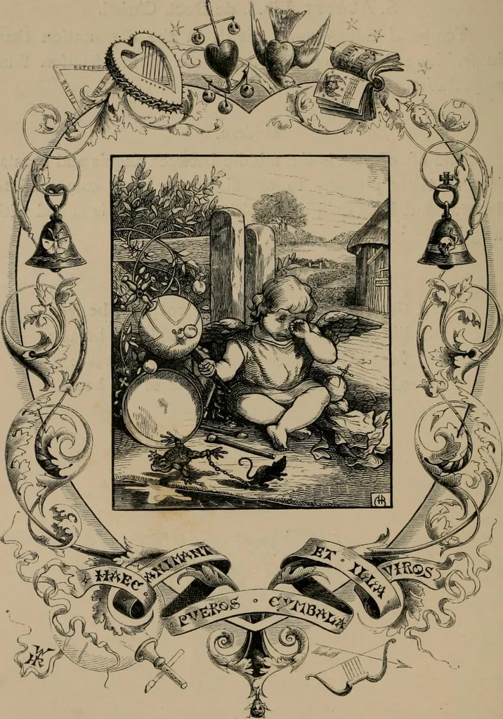An illustration from Quarles' emblems, 1861, leaf 109