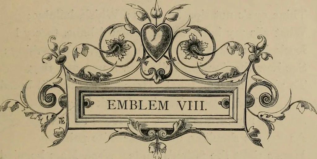 An illustration from Quarles' emblems, 1861, leaf 110
