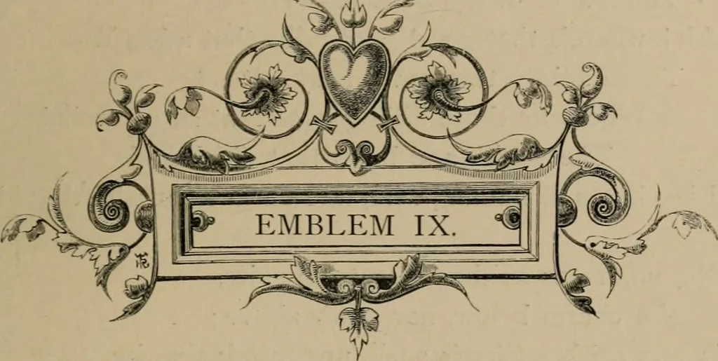 An illustration from Quarles' emblems, 1861, leaf 114