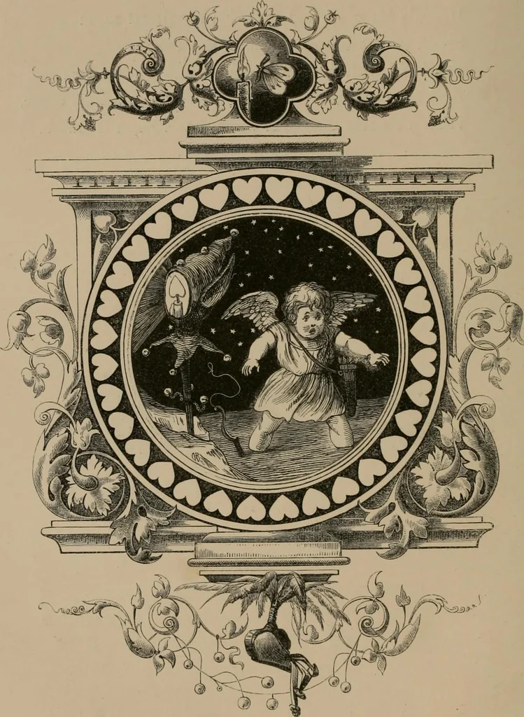 An illustration from Quarles' emblems, 1861, leaf 147