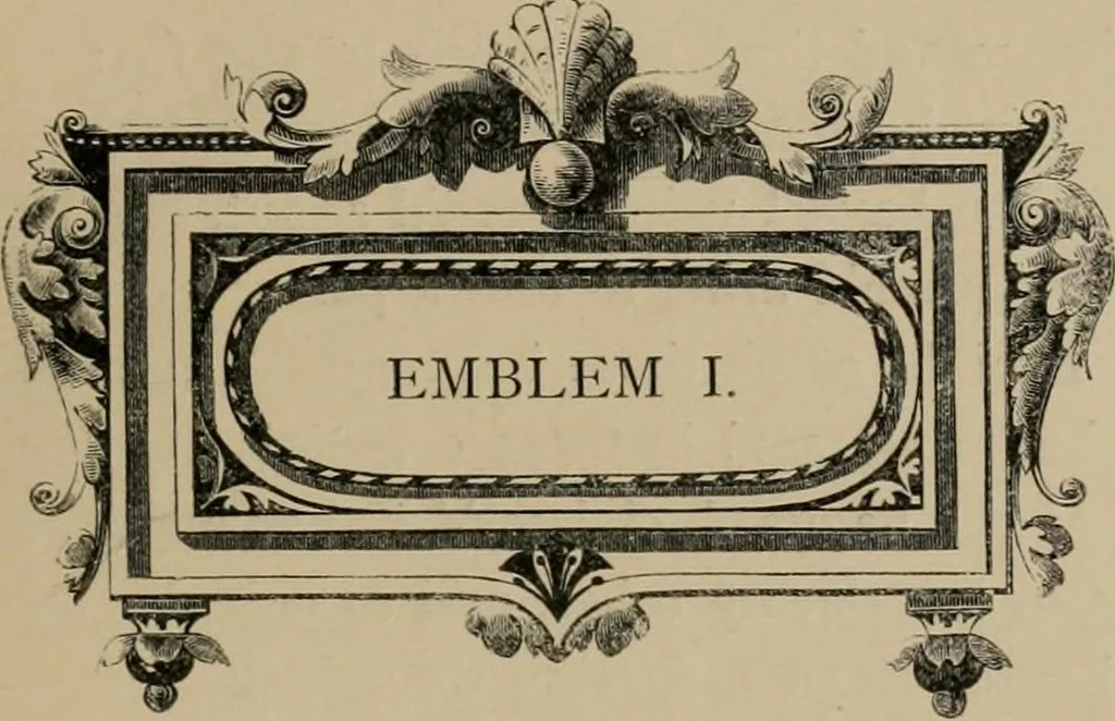 An illustration from Quarles' emblems, 1861, leaf 148