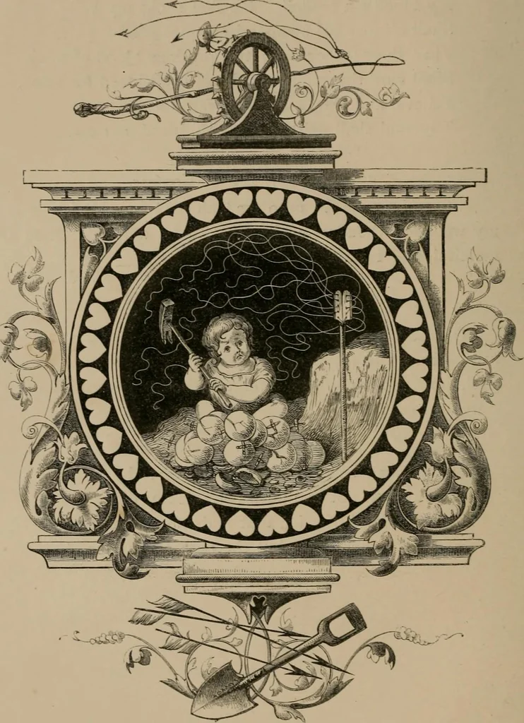 An illustration from Quarles' emblems, 1861, leaf 159