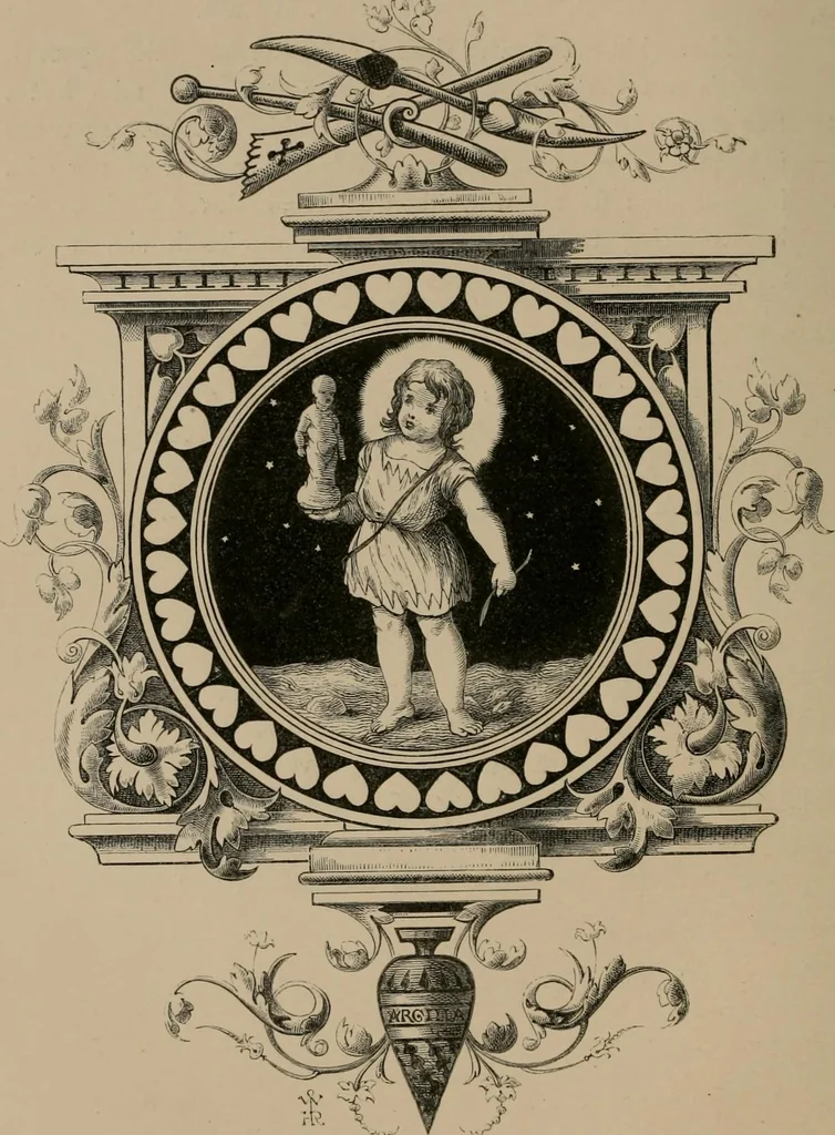 An illustration from Quarles' emblems, 1861, leaf 163