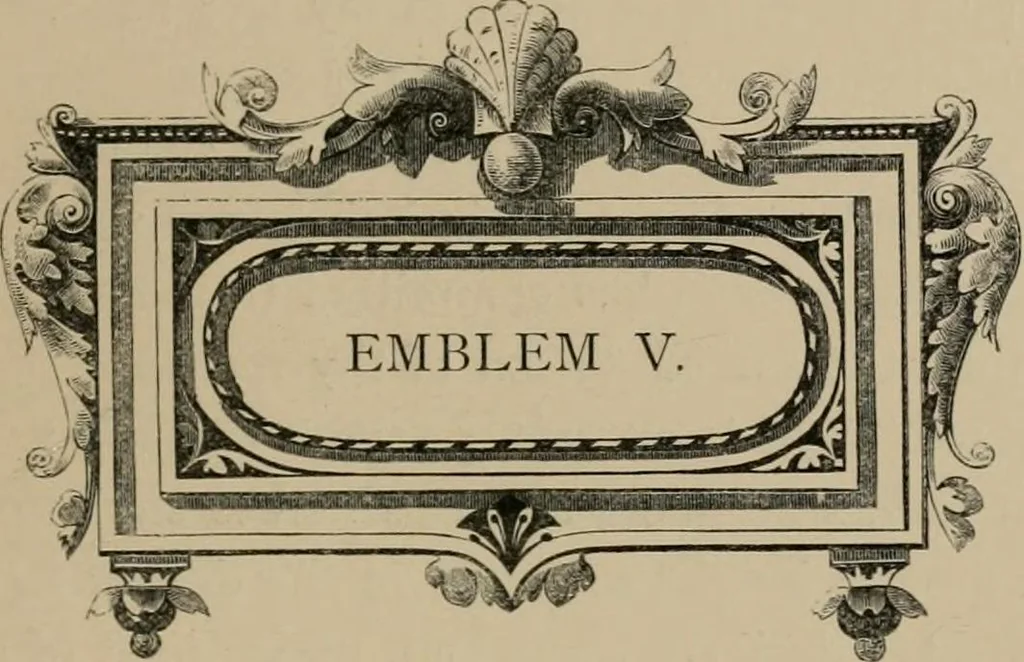 An illustration from Quarles' emblems, 1861, leaf 164