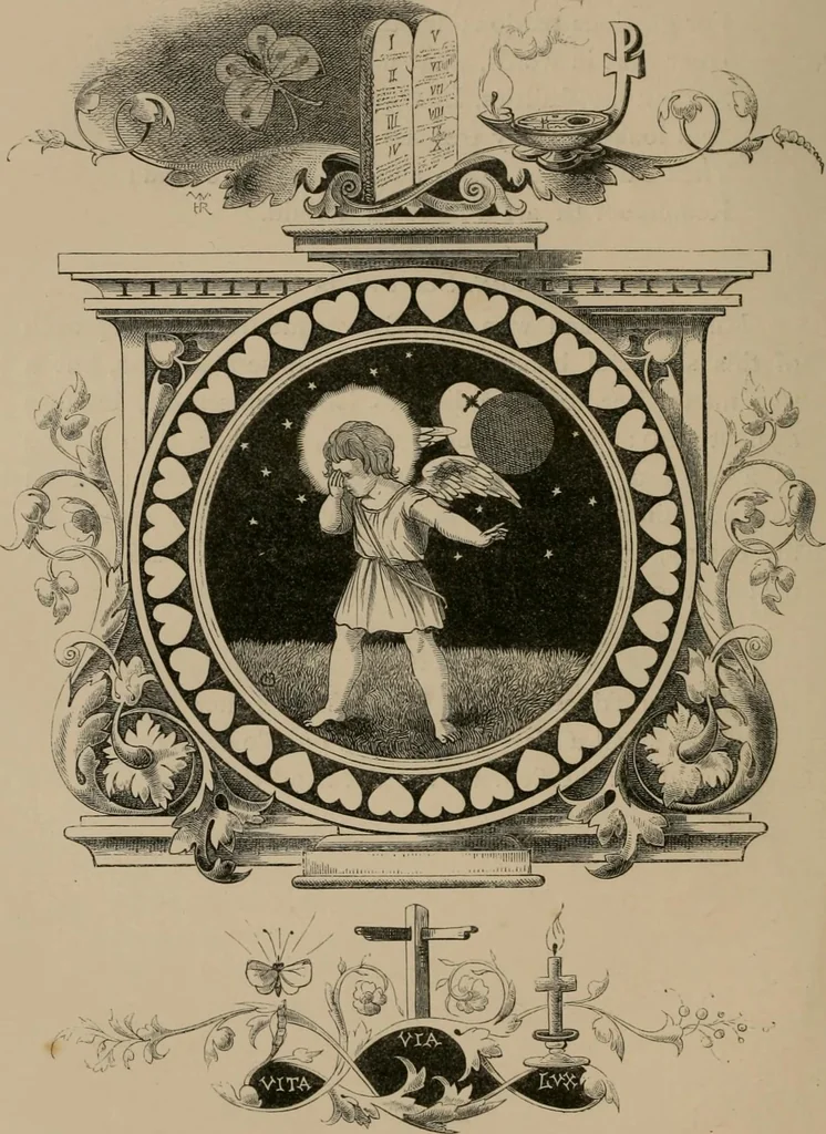 An illustration from Quarles' emblems, 1861, leaf 171