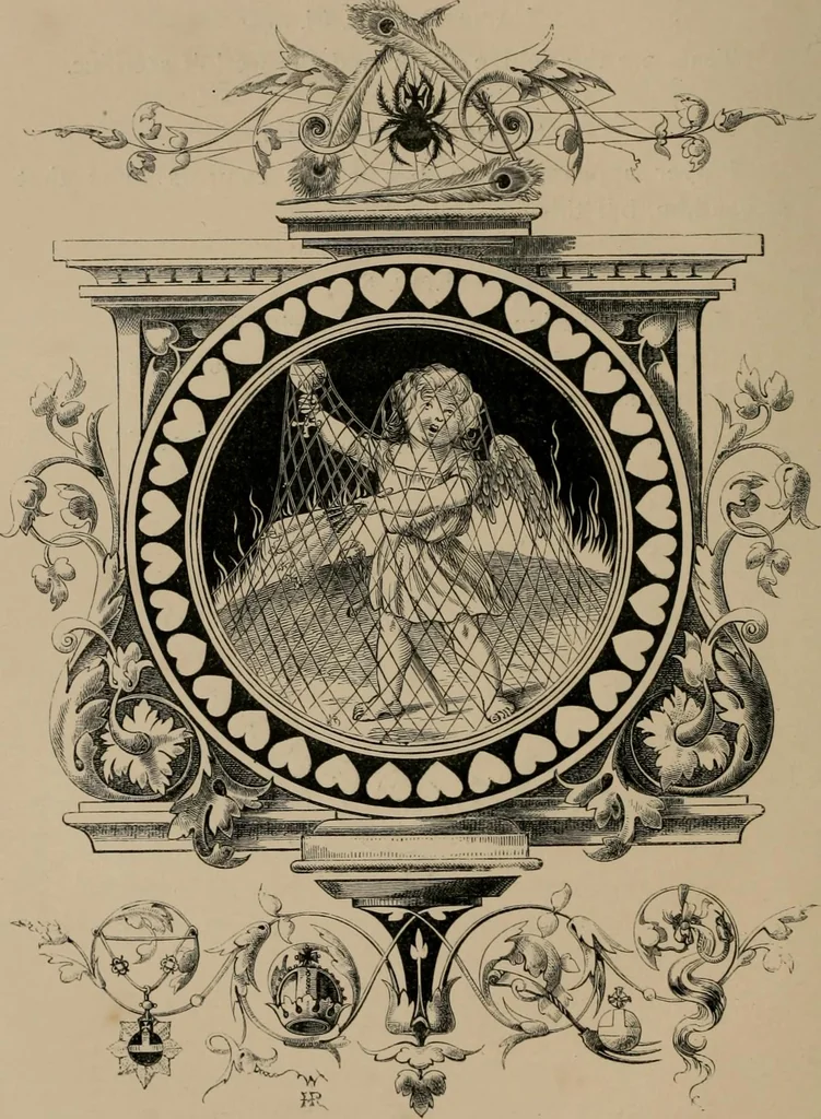 An illustration from Quarles' emblems, 1861, leaf 179
