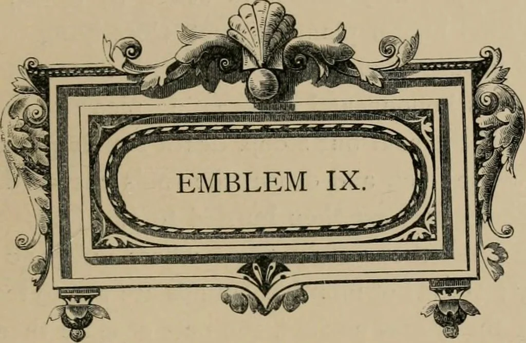 An illustration from Quarles' emblems, 1861, leaf 180