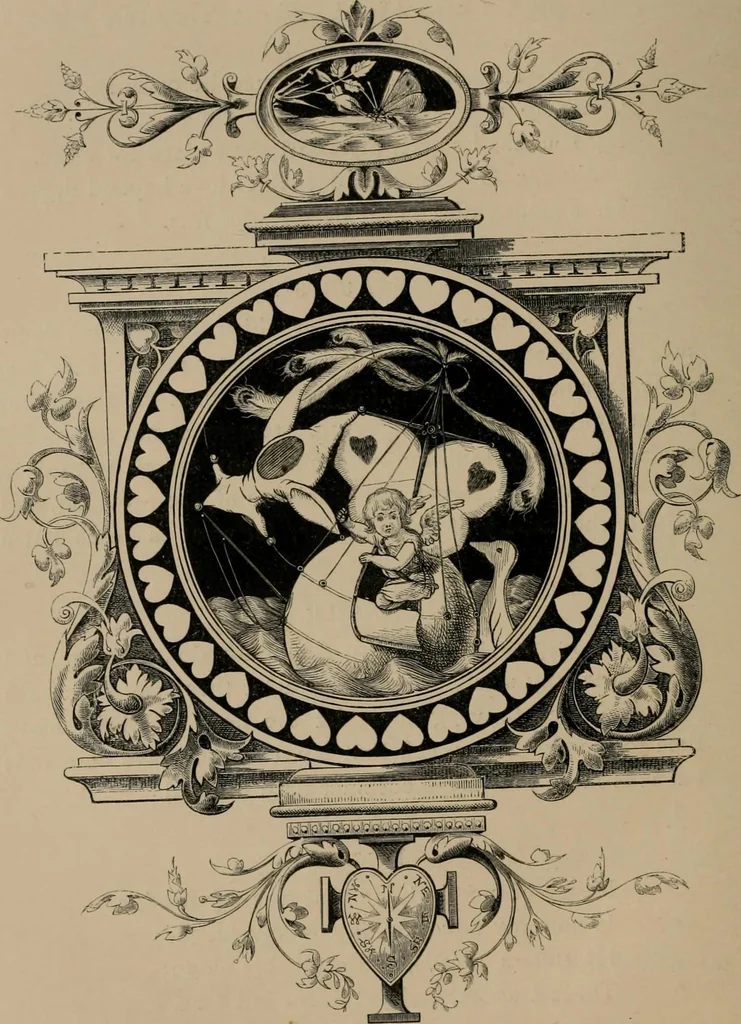 An illustration from Quarles' emblems, 1861, leaf 187
