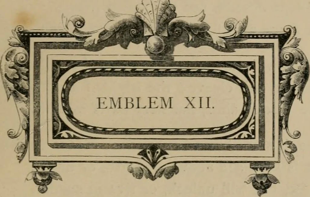 An illustration from Quarles' emblems, 1861, leaf 192