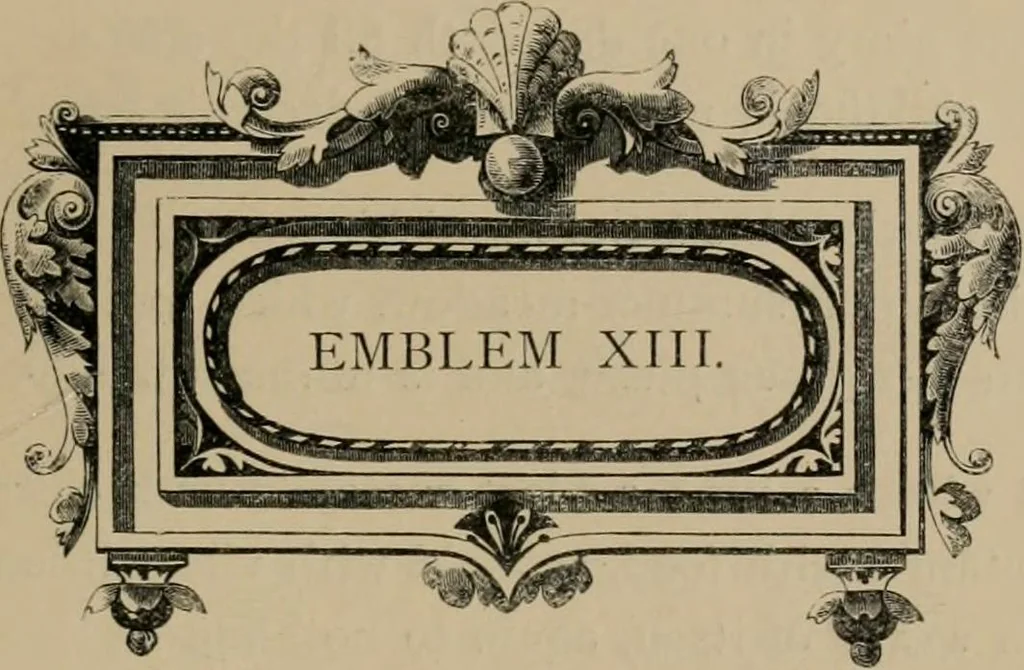 An illustration from Quarles' emblems, 1861, leaf 196