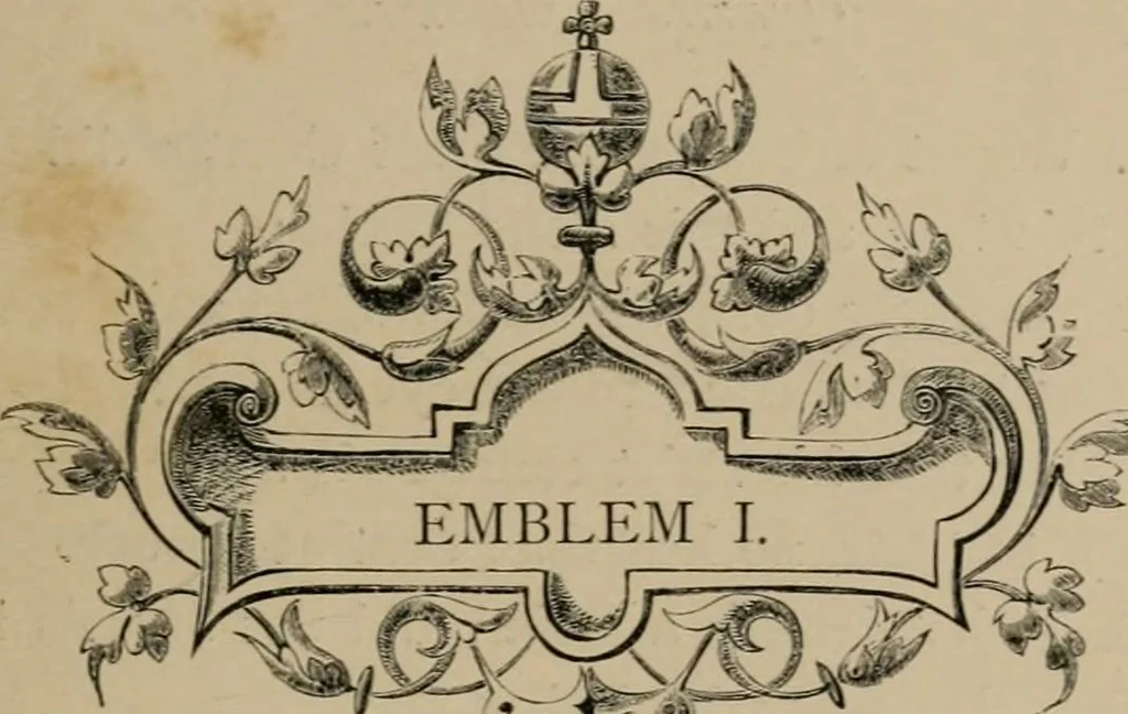 An illustration from Quarles' emblems, 1861, leaf 20