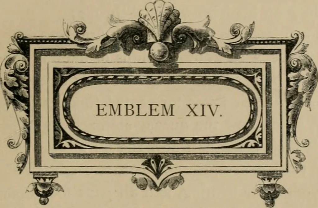An illustration from Quarles' emblems, 1861, leaf 200