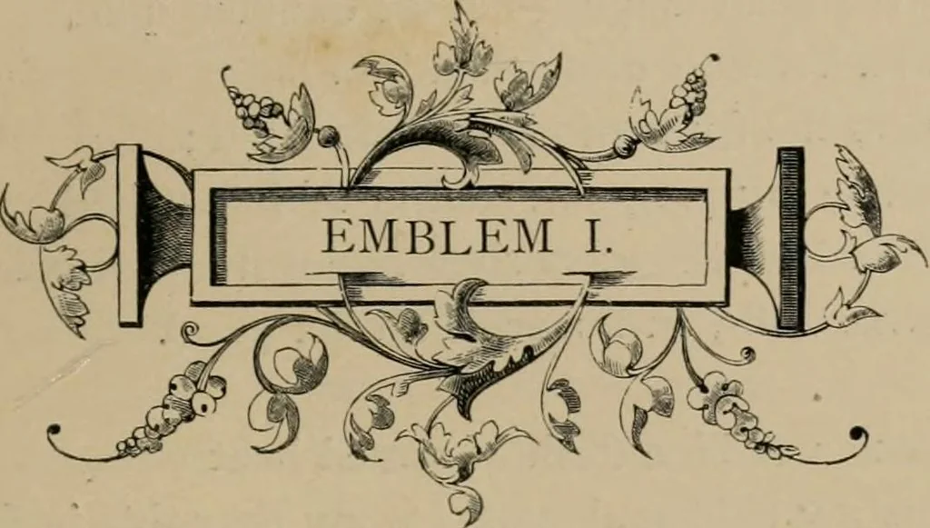 An illustration from Quarles' emblems, 1861, leaf 210