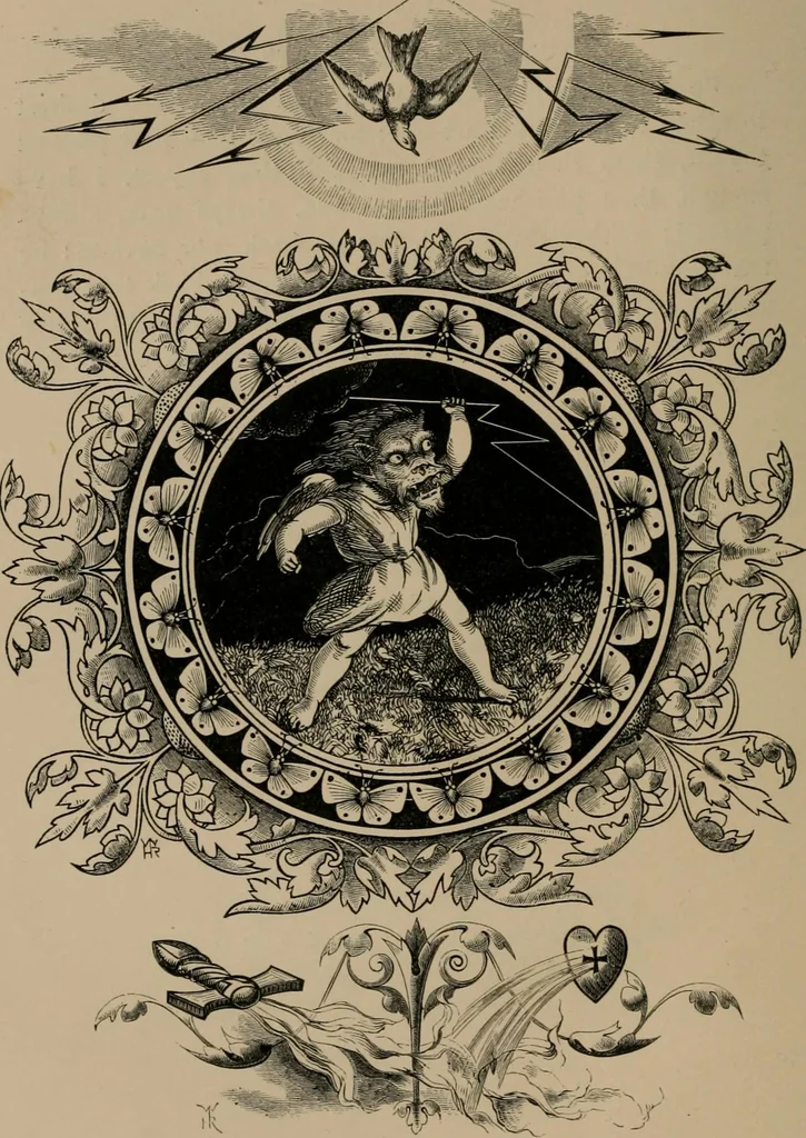 An illustration from Quarles' emblems, 1861, leaf 221
