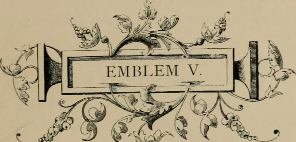 An illustration from Quarles' emblems, 1861, leaf 226