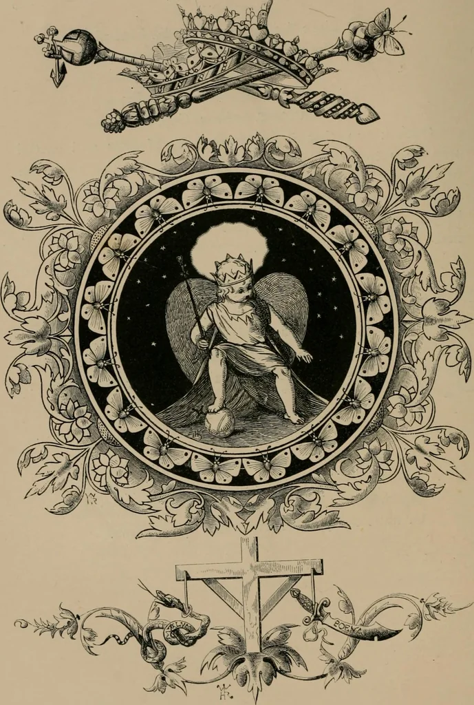 An illustration from Quarles' emblems, 1861, leaf 229