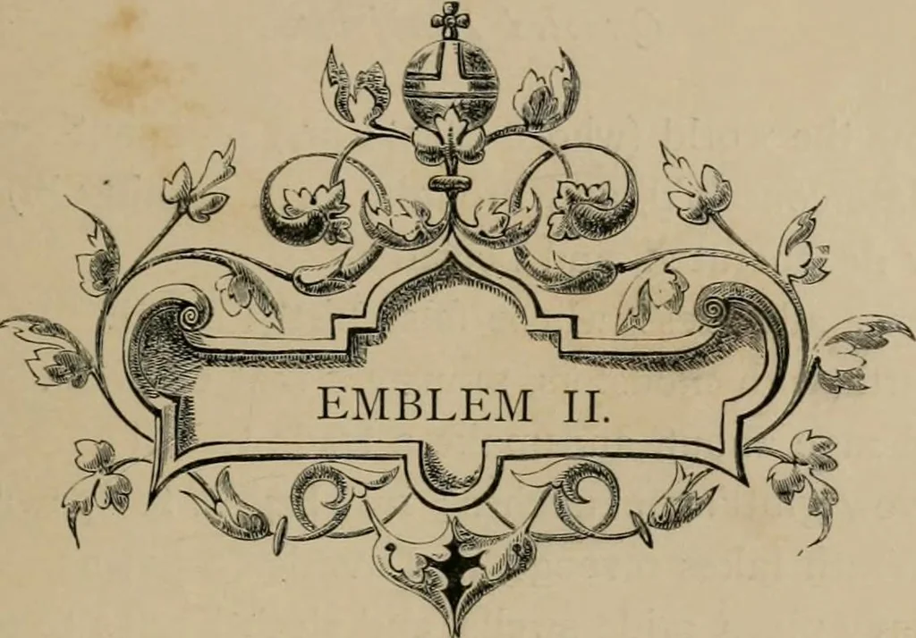 An illustration from Quarles' emblems, 1861, leaf 24