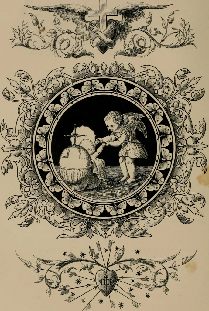 An illustration from Quarles' emblems, 1861, leaf 241