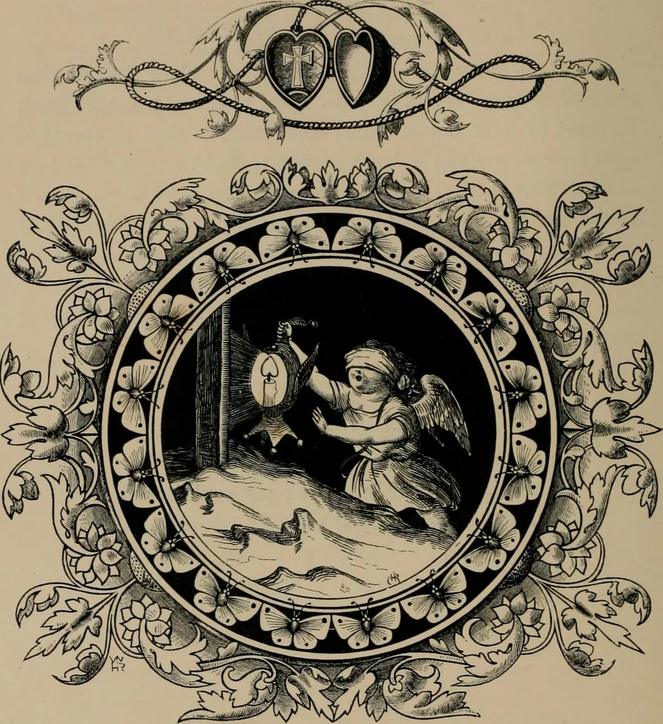 An illustration from Quarles' emblems, 1861, leaf 249