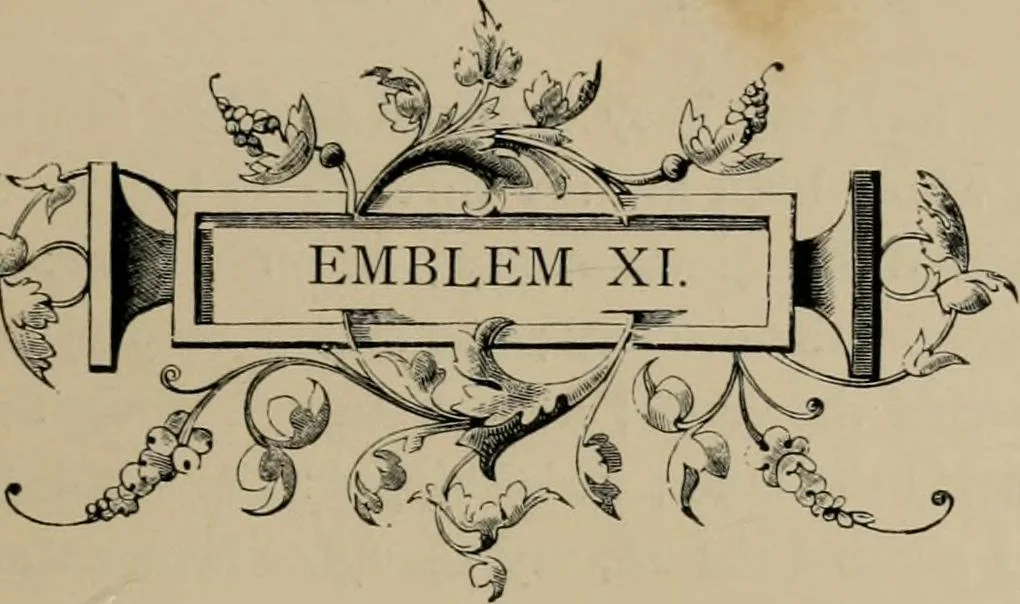 An illustration from Quarles' emblems, 1861, leaf 250