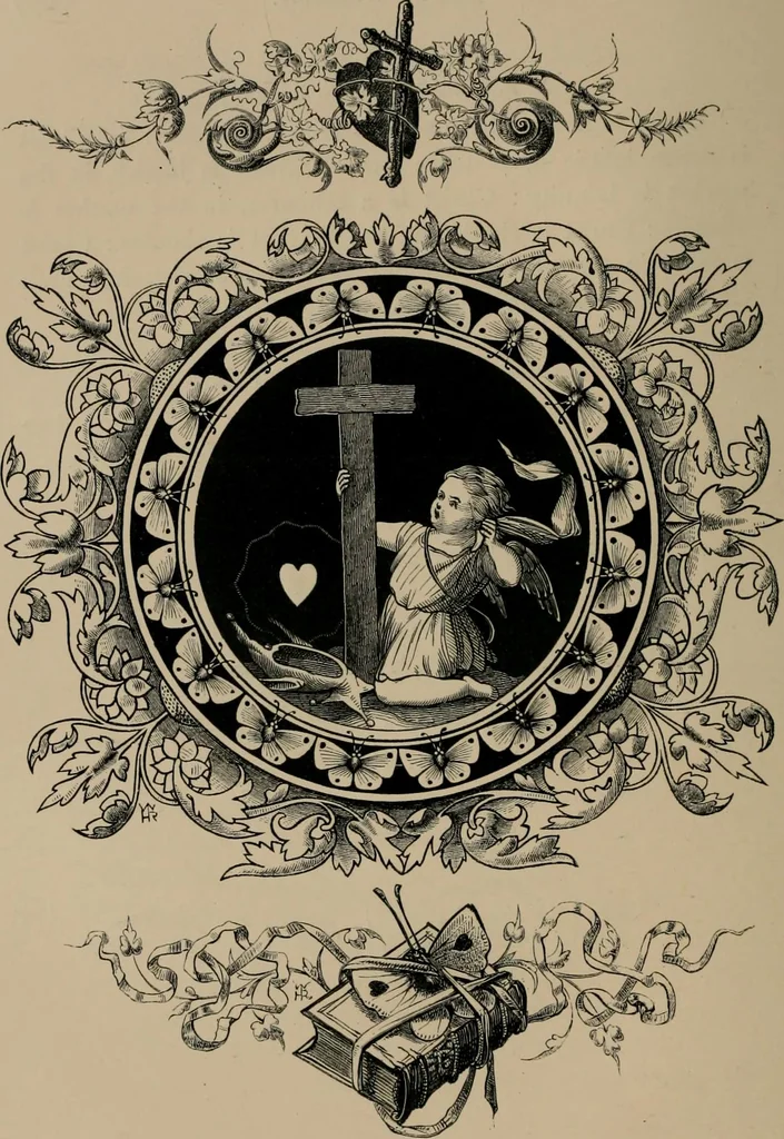 An illustration from Quarles' emblems, 1861, leaf 253