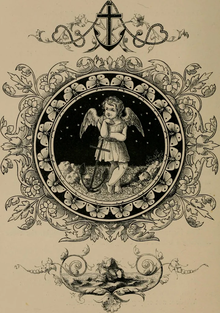 An illustration from Quarles' emblems, 1861, leaf 257