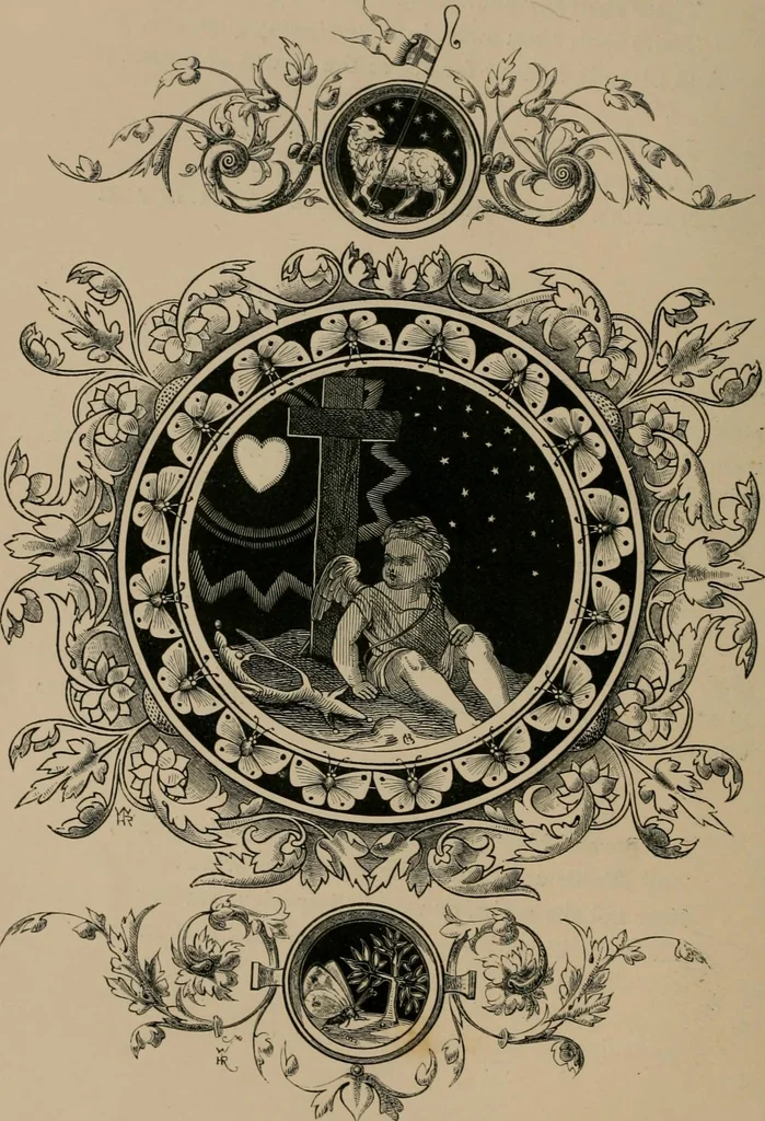 An illustration from Quarles' emblems, 1861, leaf 261