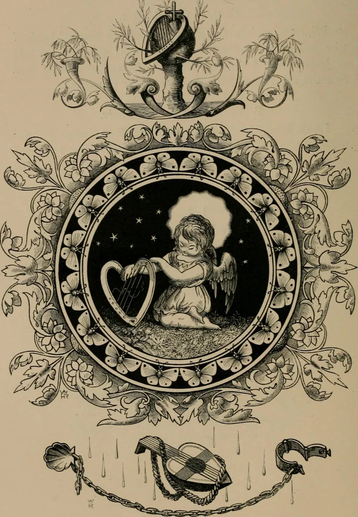An illustration from Quarles' emblems, 1861, leaf 265