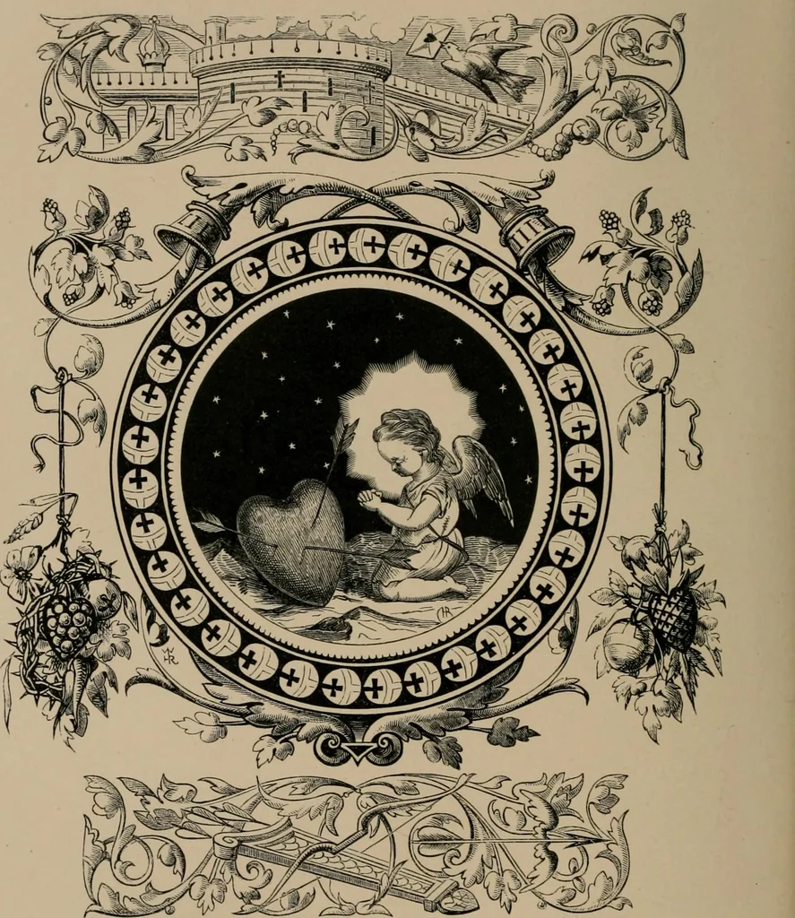 An illustration from Quarles' emblems, 1861, leaf 271