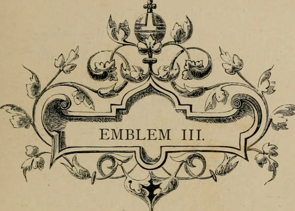 An illustration from Quarles' emblems, 1861, leaf 28